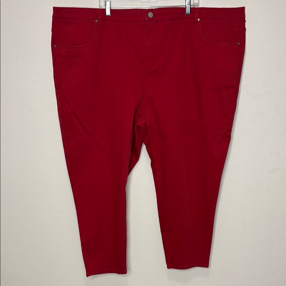 Universal Standard 32 Red (scooter) ankle Pants - Picture 1 of 11